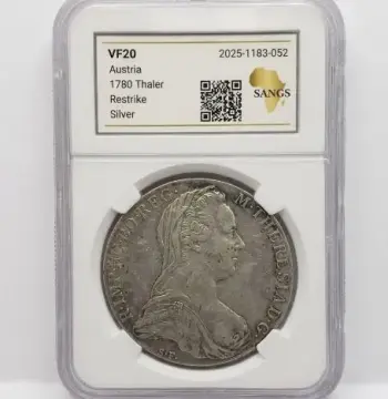 1780 Austria Maria Theresa Thaler Silver Coin VF20 | Historic Trade Currency