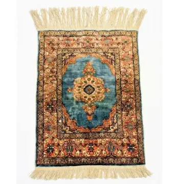 Vintage-Style Miniature Persian Style Medallion Accent Mat